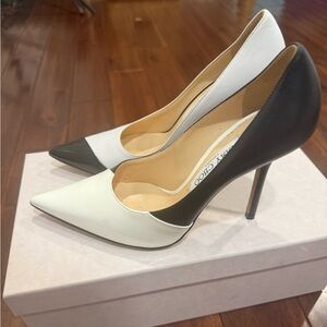 Jimmy Choo Black and White Heels